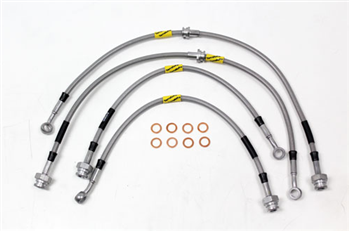 TF650GD - Tf Goodridge up to +2" Ext Brake Hose Kit - By Terrafirma - For Discovery 2 1998 to 2004 4 LINE KIT