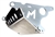 TF841L - Terrafirma 8mm Aluminium Steering Guard to Fit LHD Defender Models 1983-2016