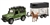 TOADHT - Model 1:16 Model - In Green with Horse and Horse Box Trailer For Land Rover Defender