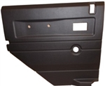 TR233B - Def LH Black 2nd Row Door Card - Manual Window