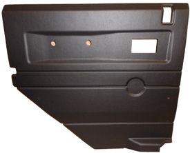 TR233BEW - Def  LH Black 2nd Row Door Card -  Electric Window