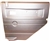 TR236B - Def RH Light Grey 2nd Row Door Card - Manual Window