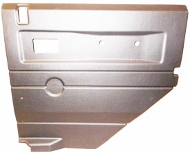 TR236B - Def RH Light Grey 2nd Row Door Card - Manual Window