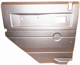 TR237B - Def LH Light Grey 2nd Row Door Card - Manual Window