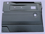 TR263A.G - Fits Defender Replacement Door Card - Front Left Hand with Manual Windows in Black ABS Plastic (Fits from 2005 Onwards)