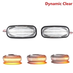 V-174303LG - Pair Dynamic Clear LED Side Indicator Repeaters for TD5 & Puma 98-16 (S)