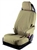 VPLAS0009SUN - Front Seat Covers in Sand - For Discovery 3, Genuine Land Rover (With DVD)