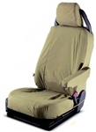 VPLAS0009SUN - Front Seat Covers in Sand - For Discovery 3, Genuine Land Rover (With DVD)