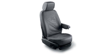 VPLAS0030PVJ - Premium Front Seat Covers In Ebony (With DVD Headrests) - Early For Discovery 4 - Genuine Land Rover