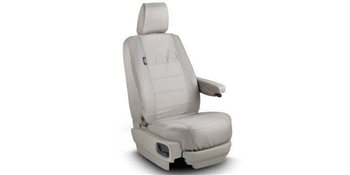 VPLAS0030SVA - Premium Front Seat Covers In Almond (With DVD Headrests) - Early For Discovery 4 - Genuine Land Rover