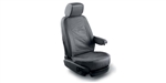 VPLAS0031PVJ - Premium Rear Seat Covers In Ebony (With Single Seat Split) - Early For Discovery 4 - Genuine Land Rover