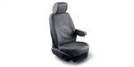 VPLAS0130PVJ - Premium Front Seat Covers In Ebony (Without DVD Headrests) - Late For Discovery 4 - Genuine Land Rover