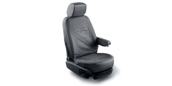 VPLAS0132PVJ - Premium Rear Seat Covers In Ebony (With Single Seat Split) - Late For Discovery 4 - Genuine Land Rover