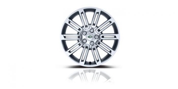 VPLAW0003 - Premium Rim - 20 Inch 8.5J 10-Spoke Alloy Wheel - Titan Silver Finish For Genuine Land Rover