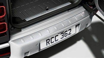 VPLEP0447 - Stainless Steel Rear Bumper Tread Plate for all New Defender - Genuine Land Rover