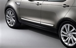 VPLRP0286 - Side Mouldings in Bright Finish - For Discovery 5, Genuine Land Rover - Four Piece Kit