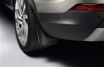 VPLRP0357 - Rear Mudflaps - Comes as a Rear Pair Complete with Fixings - For Discovery 5, Genuine Land Rover