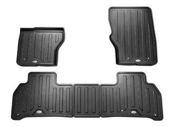 VPLRS0332PVJ - Luxury Rubber Set in Ebony with Ingot Land Rover Branding - Right Hand Drive - For Discovery 5, Genuine Land Rover