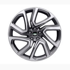 VPLRW0117 - Style '5025' Wheel with 5 Split Spoke Design - For Discovery 5, Genuine Land Rover - 22 inch with Machine Polished Finish
