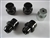 VPLWW0093 - Black Chrome Locking Wheel Nut Set - Genuine Land Rover - Full Set of 4 with key - For Range Rover / Sport and Discovery