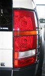 VUB502590 - Rear Lamp Guards In Aluminium - For Discovery 3 - Genuine Land Rover