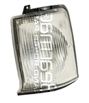 XBD100880W - Clear Front Indicator for Discovery 2 (1998-2004) - Left Hand - Clear Lens with Orange Indicator Bulb