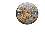 XBD500010LED - Fits Defender LED Clear Front Indicator Lamp in Land Rover Style 73mm Size - Upgraded Lights by Wipac