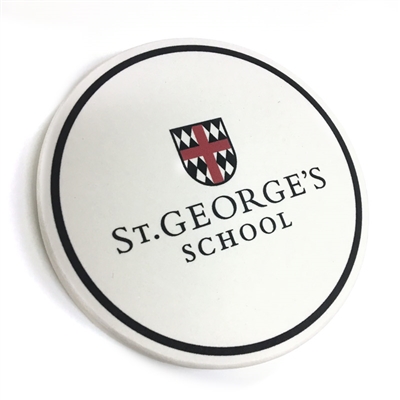 Ceramic Coaster with School Logo