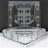 Etched crystal box