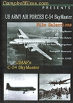 US Army Air Forces C-54 SkyMaster WWII Korea DVD