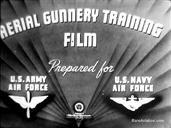 Aerial Gunnery Training Film US Army and Navy Air Forces DVD