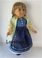 Lovvbugg Repro Trail Dress for Kirsten for American Girl 18 inch Doll Clothes