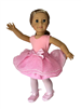 Complete Pink Ballet Costume for 18 inch American Girl Doll Clothes Tutu