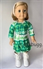 Irish Rocker 4pc Set for 18 inch American Girl St. Patrick's Day Doll Clothes