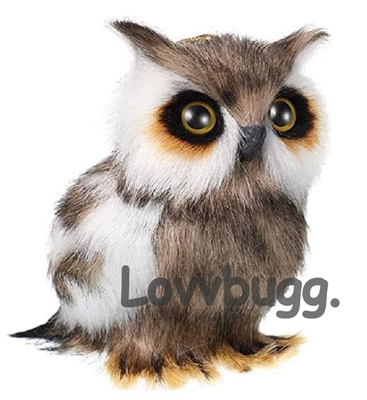 Spotted Owl for 18 inch American Girl Pet Wizard Costume Doll Accessory