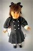 Lovvbugg Victorian School Dress Bow Repro for American Girl 18 inch Samantha Doll Clothes