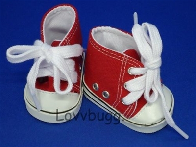 Red High Tops Sneakers