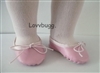 Almost Perfect Pink Ballet Class Slippers for 18 inch American Girl Doll Shoes