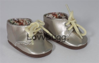 Gold Twinkle Toes Oxfords