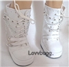 White Rocker Boots