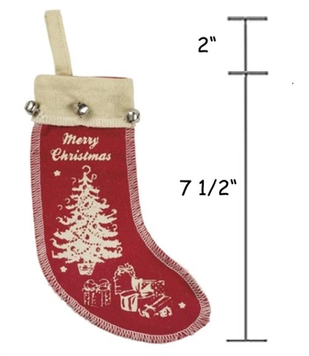 Tree Christmas Stocking for 18 inch American Girl Doll Accessory