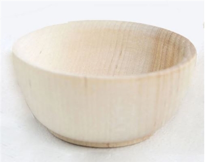Unpainted Wood Bowl for 18 inch Doll Table Accessory for Kirsten, Addy or Josefina