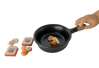 Breakfast Skillet with Eggs and French Toast for 18 inch  American Girl Doll Food Cooking Accessory