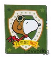 Mini Notebook Peanuts Snoopy Flying Ace for American Girl 18 inch or Baby Doll School Supplies Accessory