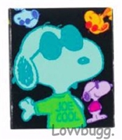Mini Notebook Peanuts Joe Cool for American Girl 18 inch or Baby Doll School Supplies Accessory