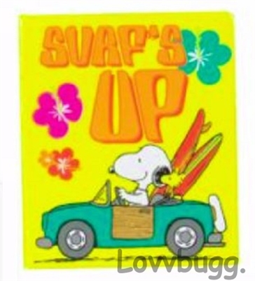 Surf's Up Snoopy Notebook for American Girl 18 inch  Doll Accessory