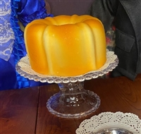 Colonial Queens Cake with Stand for American Girl 18 inch Doll Felicity Food Bundt Dishes Accessory