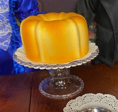 Colonial Queens Cake with Stand for American Girl 18 inch Doll Felicity Food Bundt Dishes Accessory