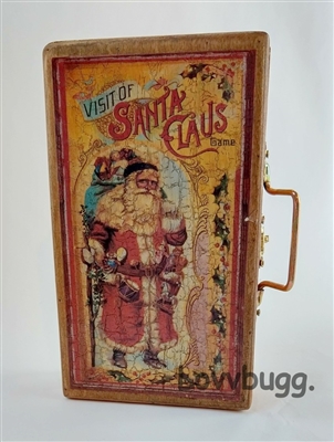 Vintage Santa Art Supplies Box