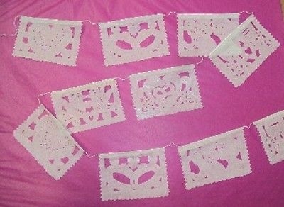 White Flags Papel Picado for Josefina